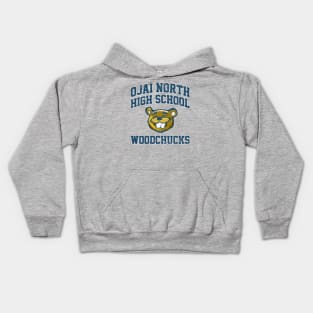 Ojai North High School Woodchucks (Yellow) Kids Hoodie